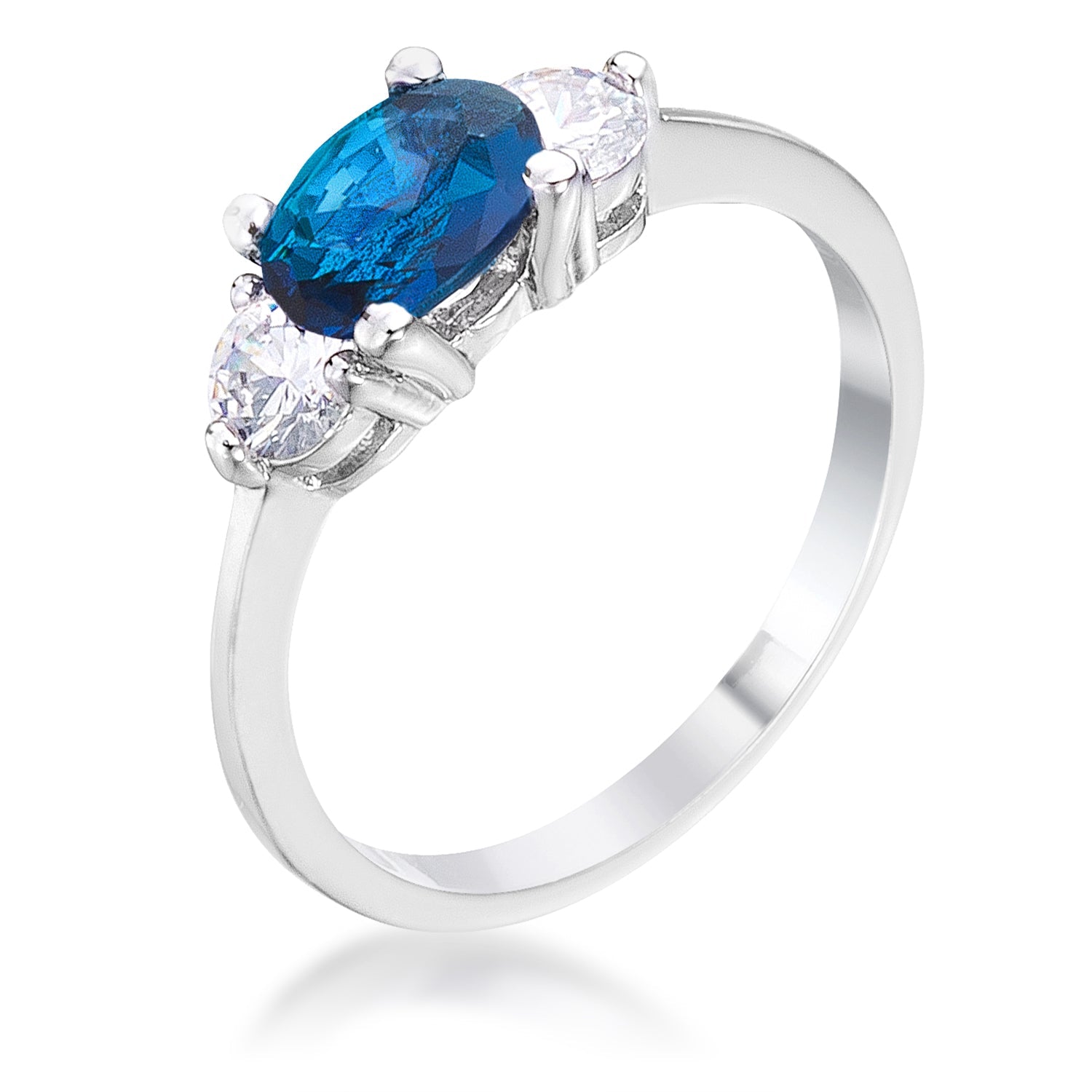 Smart Spark Modern Classic Oval Cubic Zirconia Maestro Ring - Friggin Jewelry Fashion