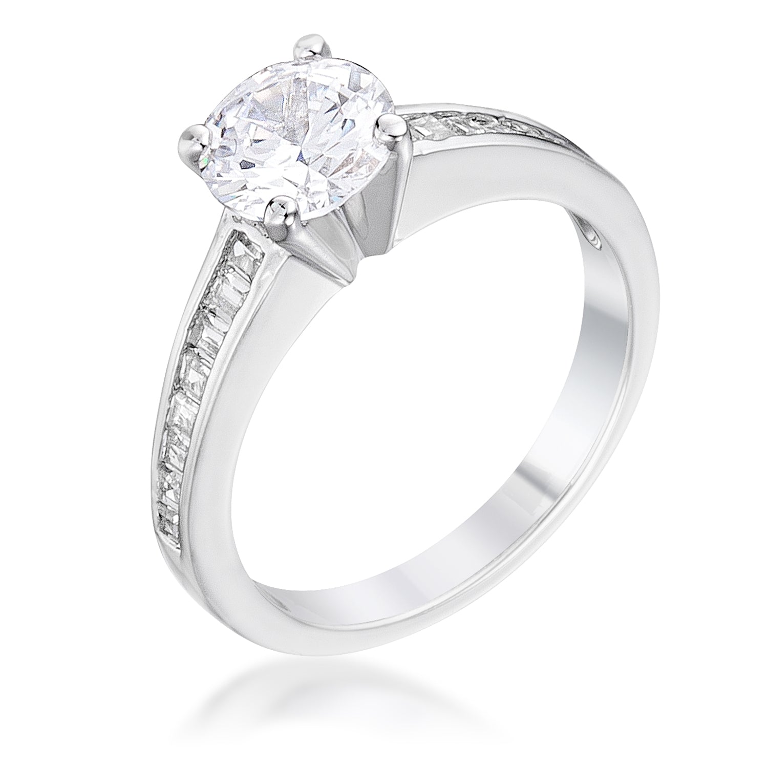 Alluring Whisper Heritage Edit Cubic Zircon Engagement Ring - Friggin Jewelry Fashion