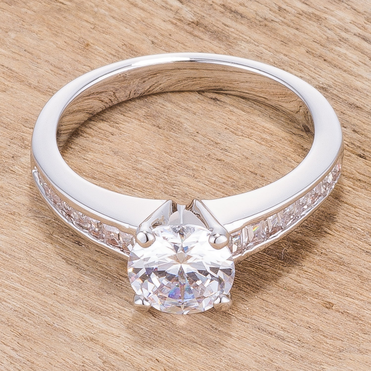 Alluring Whisper Heritage Edit Cubic Zircon Engagement Ring - Friggin Jewelry Fashion