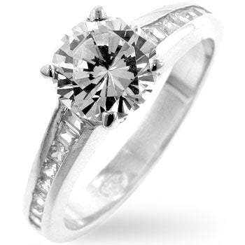 Alluring Whisper Heritage Edit Cubic Zircon Engagement Ring - Friggin Jewelry Fashion