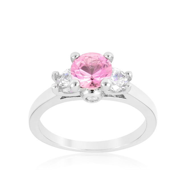 Classic Form Contemporary Edit Mini Pink Ice Triplet Ring - Friggin Jewelry Fashion