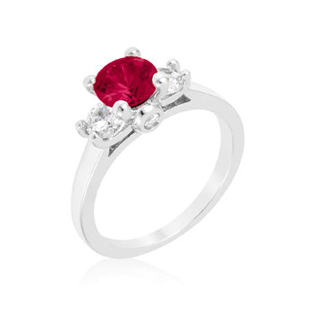Essential Spark Refined Edit Mini Pink Tourmaline Triplet Ring - Friggin Jewelry Fashion