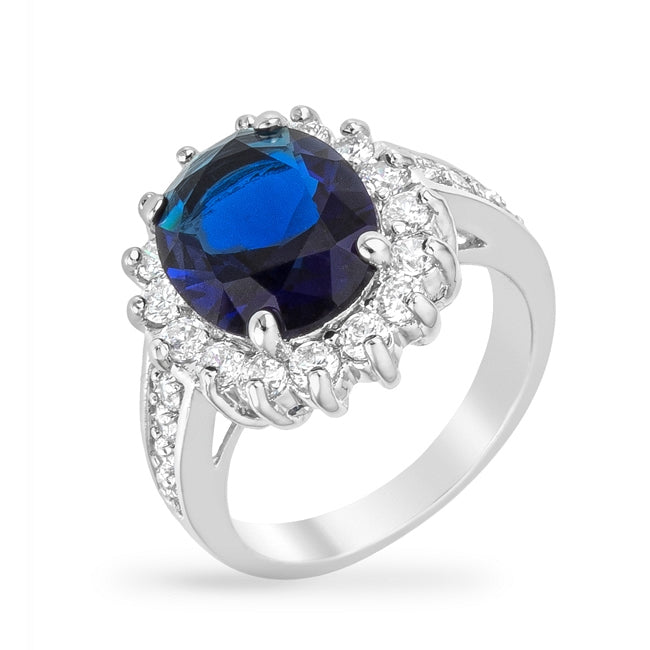 Gallery Form Modern Edit Blue Cambridge Elegance Ring - Friggin Jewelry Fashion