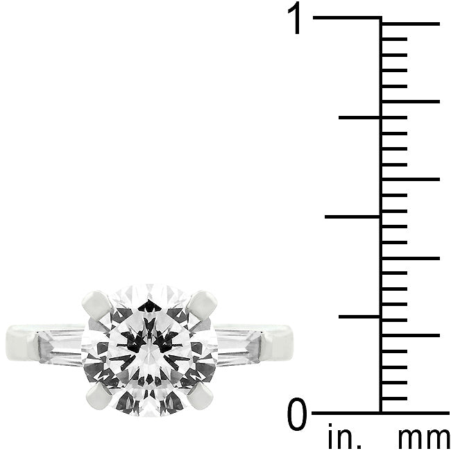 Refined Whisper Signature Edit Classic Triple White Engagement Ring - Friggin Jewelry Fashion