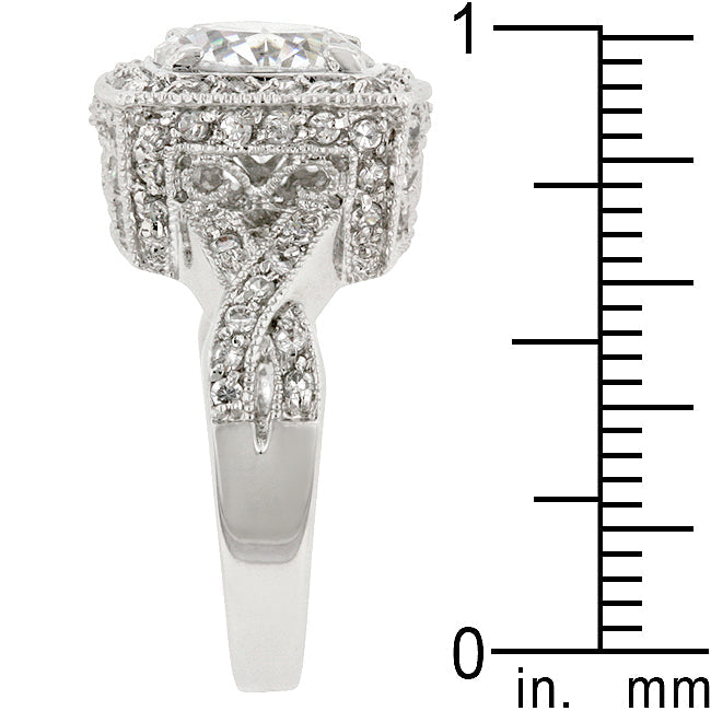Clever Spark Modern Line Palisades Classic Clear Ring - Friggin Jewelry Fashion