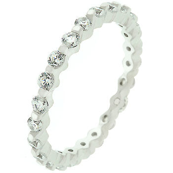 Modern Heroine Classic Edit Silver Lace Eternity Band - Friggin Jewelry Fashion