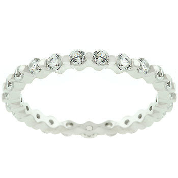 Modern Heroine Classic Edit Silver Lace Eternity Band - Friggin Jewelry Fashion
