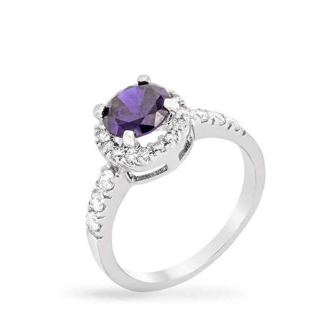 Timeless Sovereign Classic Edit Tanzanite Purple Crown Ring - Friggin Jewelry Fashion
