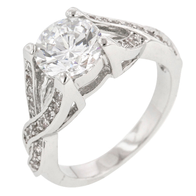 Modern Spark Heritage Edit Brilliant Twist Engagement Ring - Friggin Jewelry Fashion