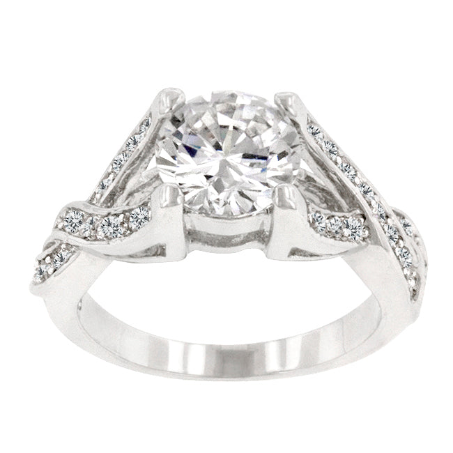 Modern Spark Heritage Edit Brilliant Twist Engagement Ring - Friggin Jewelry Fashion