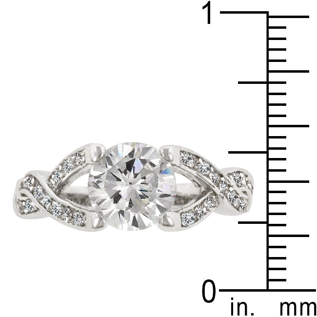 Modern Spark Heritage Edit Brilliant Twist Engagement Ring - Friggin Jewelry Fashion