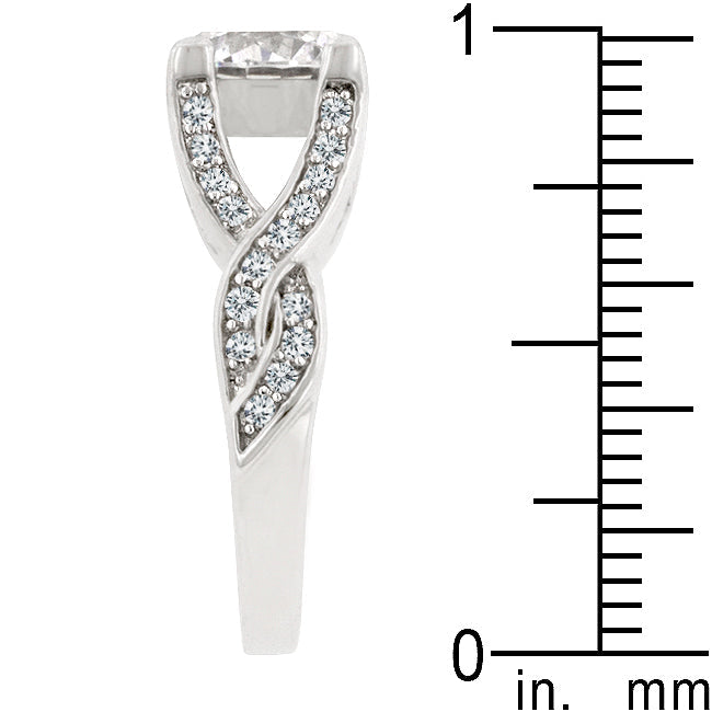 Modern Spark Heritage Edit Brilliant Twist Engagement Ring - Friggin Jewelry Fashion