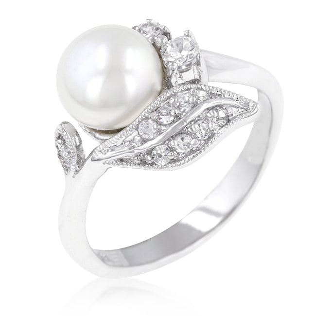 Couture Form Modern Series Fleur Pearl Ring - Friggin Jewelry Fashion