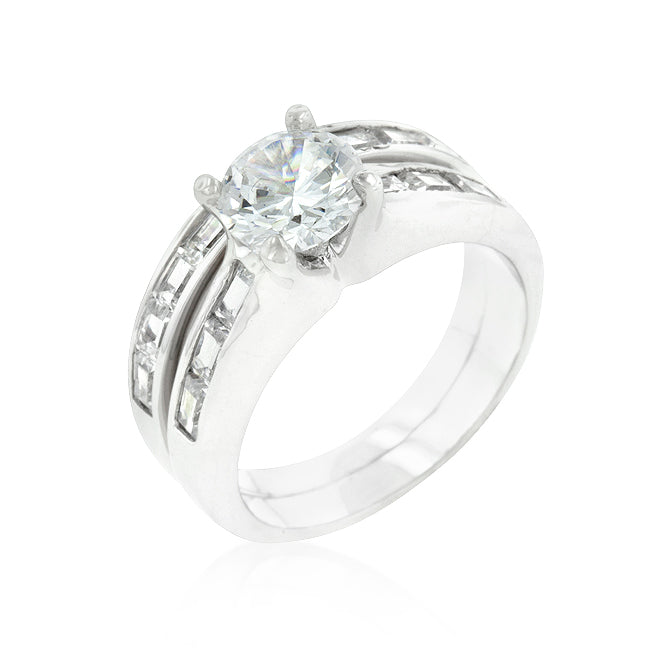 Golden Legacy Studio Icon Rhodium Plated Stackable Ring Set - Friggin Jewelry Fashion