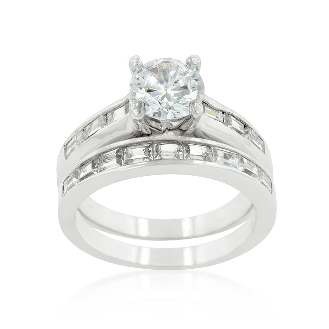 Golden Legacy Studio Icon Rhodium Plated Stackable Ring Set - Friggin Jewelry Fashion