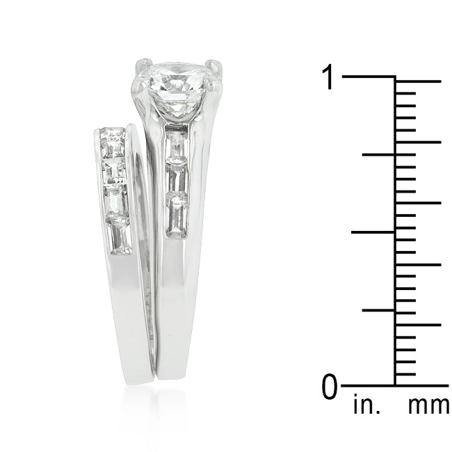 Golden Legacy Studio Icon Rhodium Plated Stackable Ring Set - Friggin Jewelry Fashion