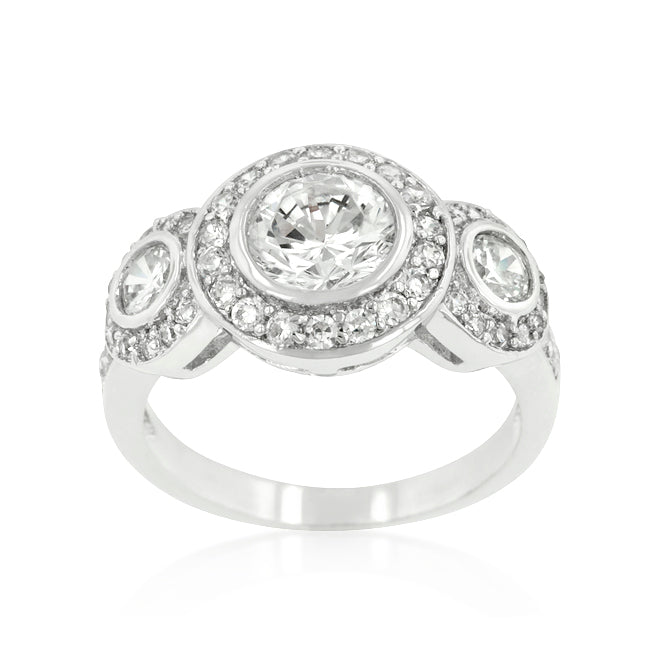 Velvet Heroine Modern Edit Fitzgerald Cubic Zirconia Ring - Friggin Jewelry Fashion