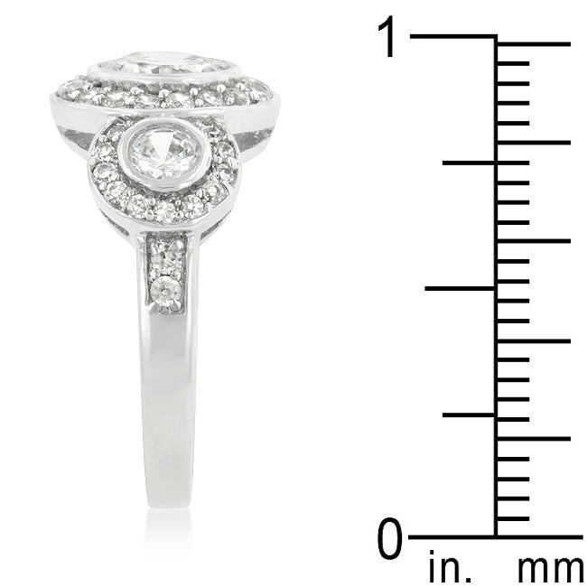 Velvet Heroine Modern Edit Fitzgerald Cubic Zirconia Ring - Friggin Jewelry Fashion