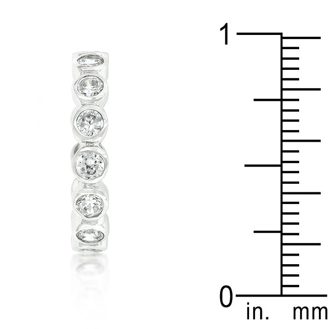 Polished Play Signature Line Linked Bezel Eternity Band - Friggin Jewelry Fashion