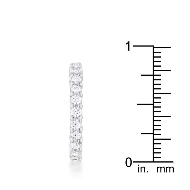 Dazzling Edge Timeless Series Cubic Zirconia Eternity Band - Friggin Jewelry Fashion