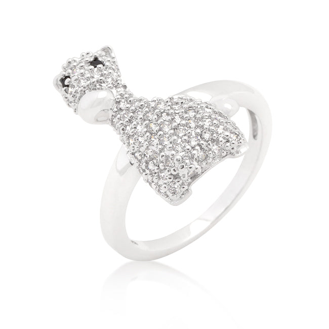 Smart Spark Modern Classic Cubic Zirconia Giraffe Ring - Friggin Jewelry Fashion