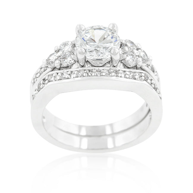 Bright Spark Confident Edit Triple Stone Engagement Set - Friggin Jewelry Fashion