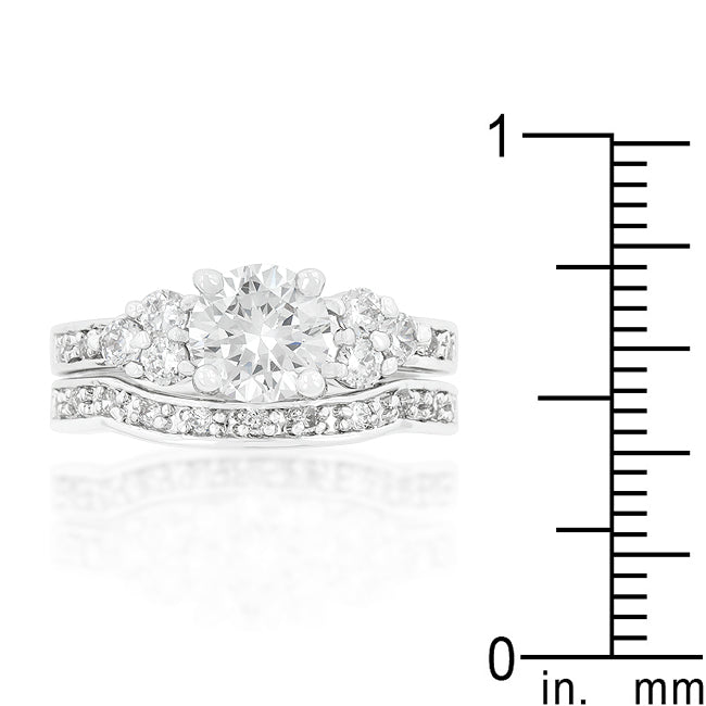 Bright Spark Confident Edit Triple Stone Engagement Set - Friggin Jewelry Fashion