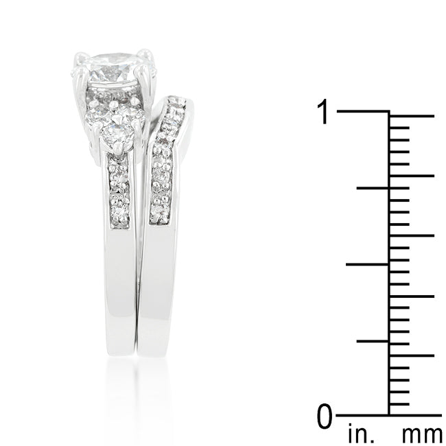 Bright Spark Confident Edit Triple Stone Engagement Set - Friggin Jewelry Fashion