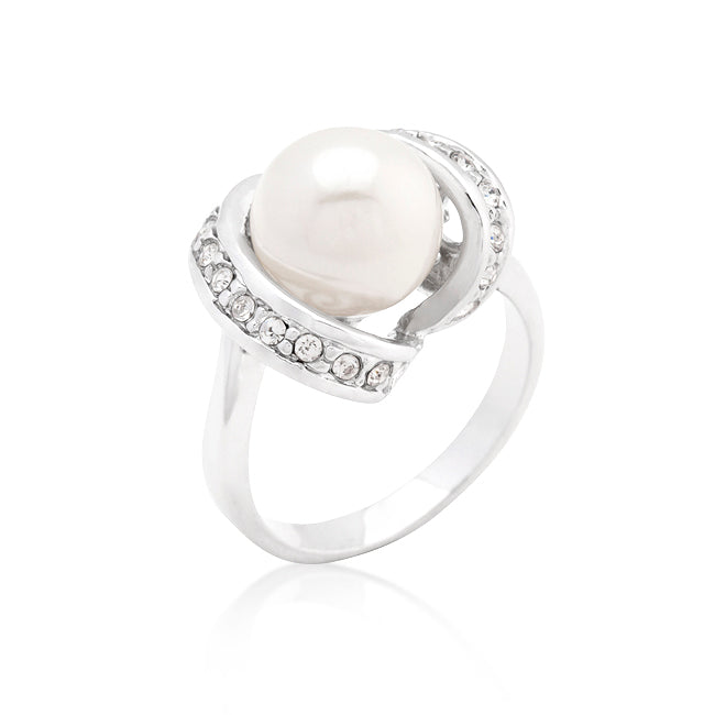 Little Luxuries Signature Edit Single Pearl Cocktail Ring - Friggin Jewelry Fashion