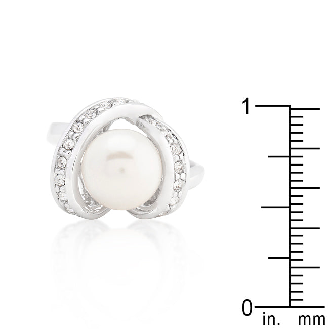 Little Luxuries Signature Edit Single Pearl Cocktail Ring - Friggin Jewelry Fashion