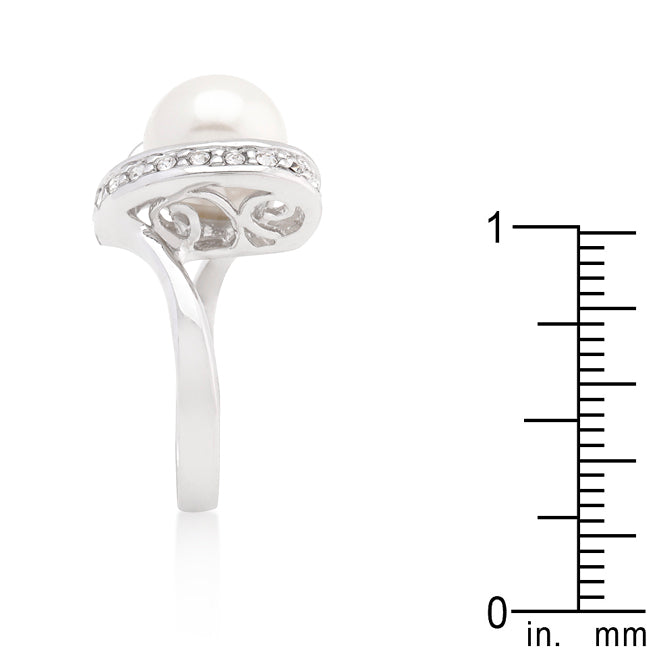 Little Luxuries Signature Edit Single Pearl Cocktail Ring - Friggin Jewelry Fashion