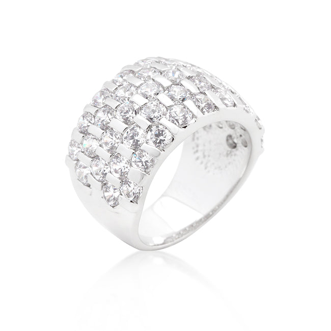 Essential Icon Classic Series Channel Set Princess Cut Ring - Friggin Jewelry Fashion