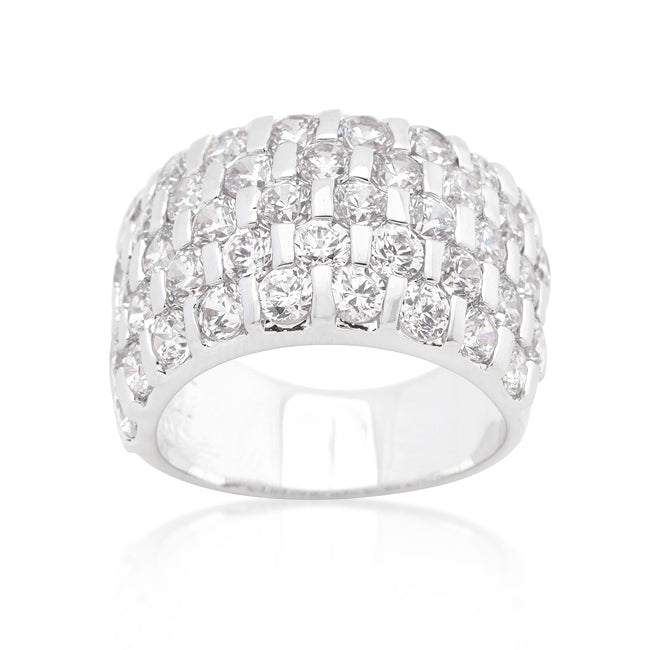 Essential Icon Classic Series Channel Set Princess Cut Ring - Friggin Jewelry Fashion