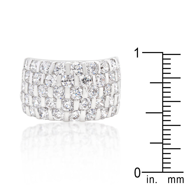 Essential Icon Classic Series Channel Set Princess Cut Ring - Friggin Jewelry Fashion