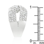 Striking Glow Modern Edit Cubic Zirconia Knot Ring - Friggin Jewelry Fashion Winter