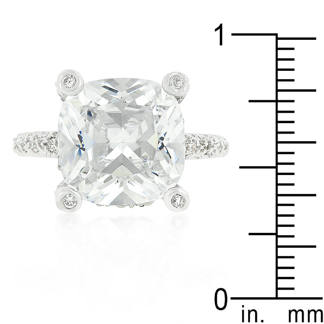 Refined Glow Classic Line Brilliant Engagement Ring - Friggin Jewelry Fashion