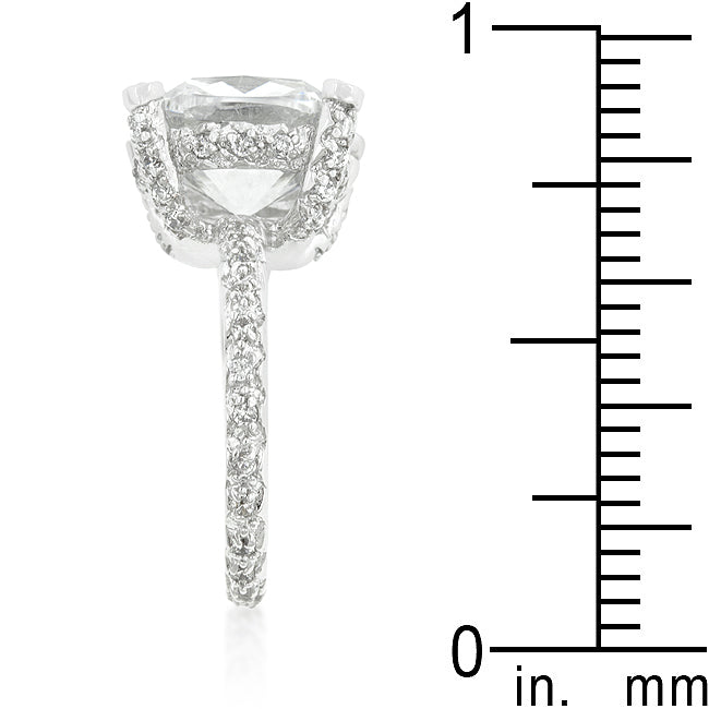 Refined Glow Classic Line Brilliant Engagement Ring - Friggin Jewelry Fashion