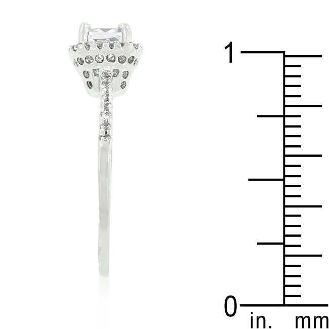 Minimal Edge Timeless Edit Princess Cut Halo Engagement Ring - Friggin Jewelry Fashion