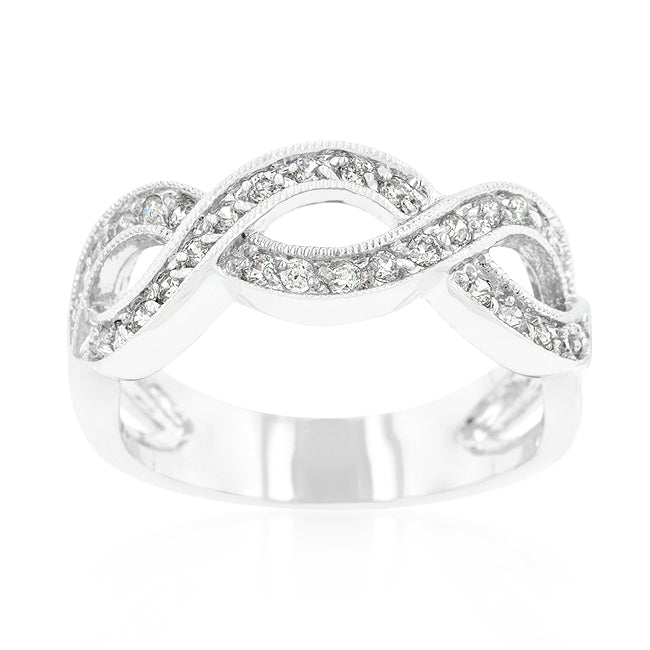 Cheeky Spark Heritage Line Cubic Zirconia Infinity Band - Friggin Jewelry Fashion