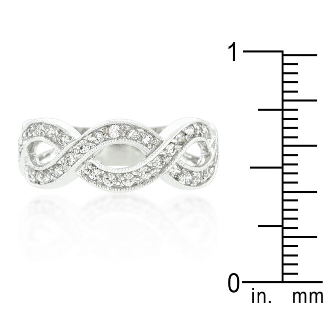 Cheeky Spark Heritage Line Cubic Zirconia Infinity Band - Friggin Jewelry Fashion