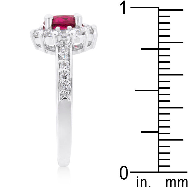 Heritage Form Modern Icon Bella Birthstone Engagement Ring in Pink - Friggin Jewelry Fashion