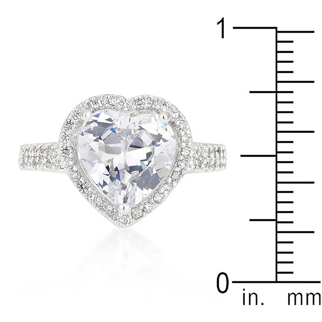 Bright Spark Confident Edit Valentine Heart Ring - Friggin Jewelry Fashion
