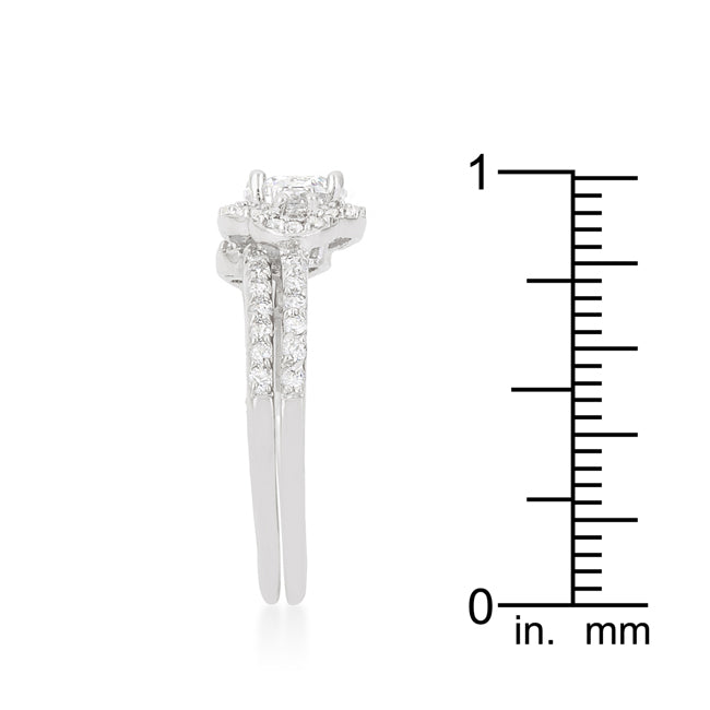 Refined Whisper Signature Edit Fancy Wedding Set - Friggin Jewelry Fashion