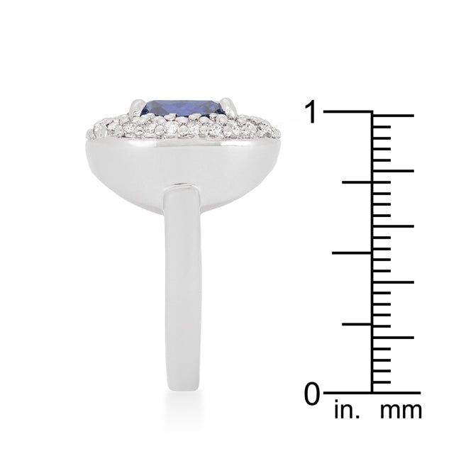 Proper Classic Everyday Edit Micropave Lavender Purple Bridal Cocktail Ring - Friggin Jewelry Fashion