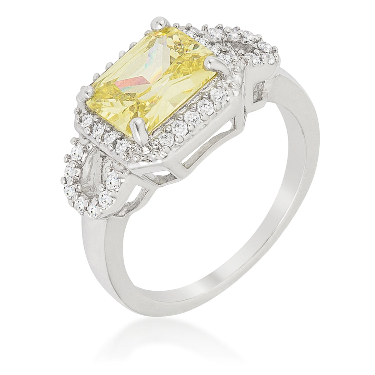 Couture Spark Refined Edit Radiant Cut Halo Ring - Friggin Jewelry Fashion