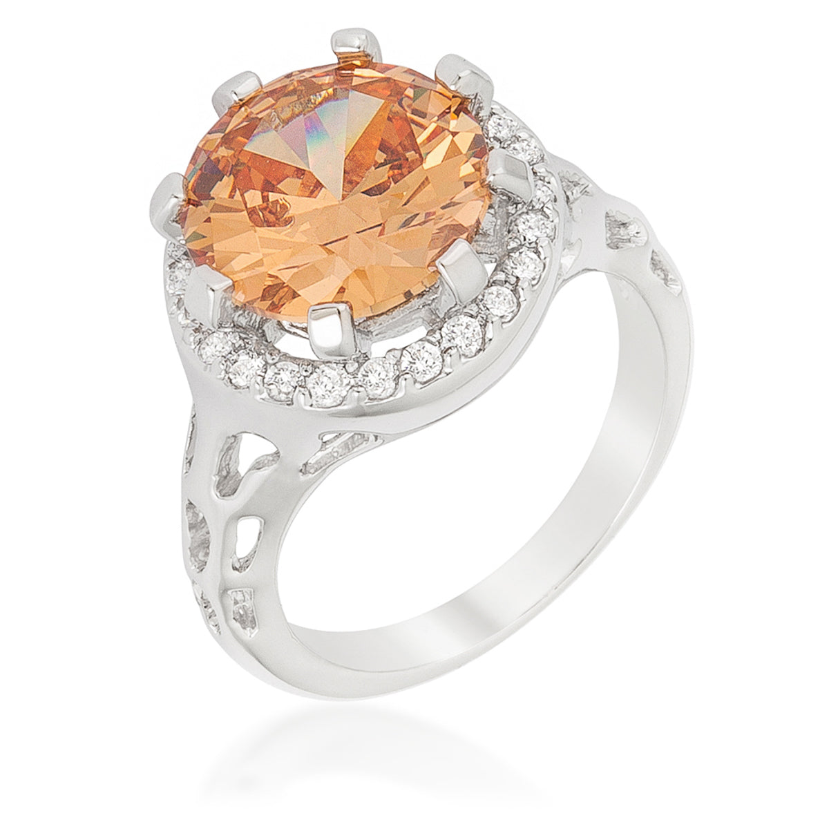 Polished Edge Timeless Edit Champagne Organic Cocktail Ring - Friggin Jewelry Fashion