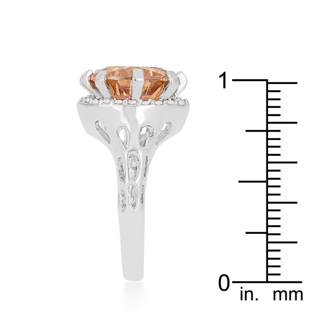 Polished Edge Timeless Edit Champagne Organic Cocktail Ring - Friggin Jewelry Fashion