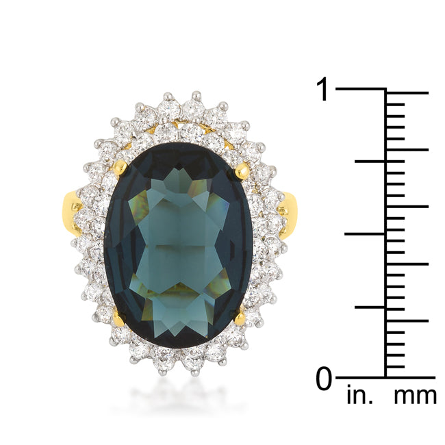 Studio Edge Signature Edit Two-tone Double Halo Cocktail Ring - Friggin Jewelry Fashion