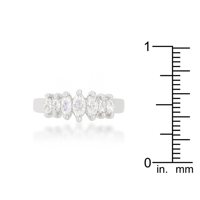 Timeless Spark Heritage Edit Graduated Marquise Anniversary Band - Friggin Jewelry Fashion