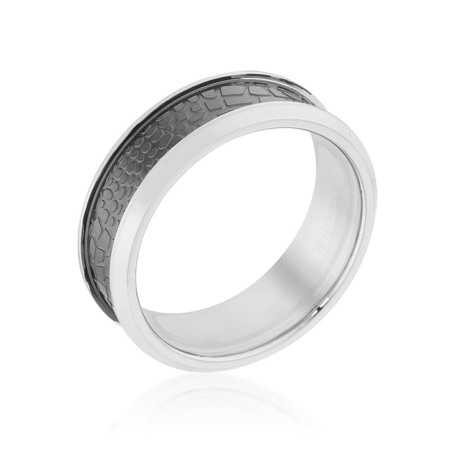 Proper Spark Everyday Icon Band Ring with Animal Print Detail - Friggin Jewelry Fashion